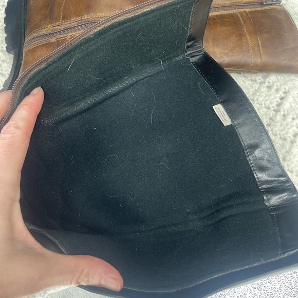 Clark’s Women’s EU 35 Brown Leather GoreTex Lined Winter Boots Fine Detailing - Picture 8 of 9